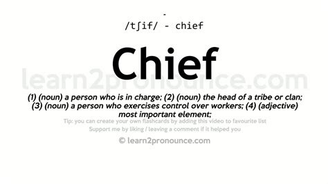 chief defined.